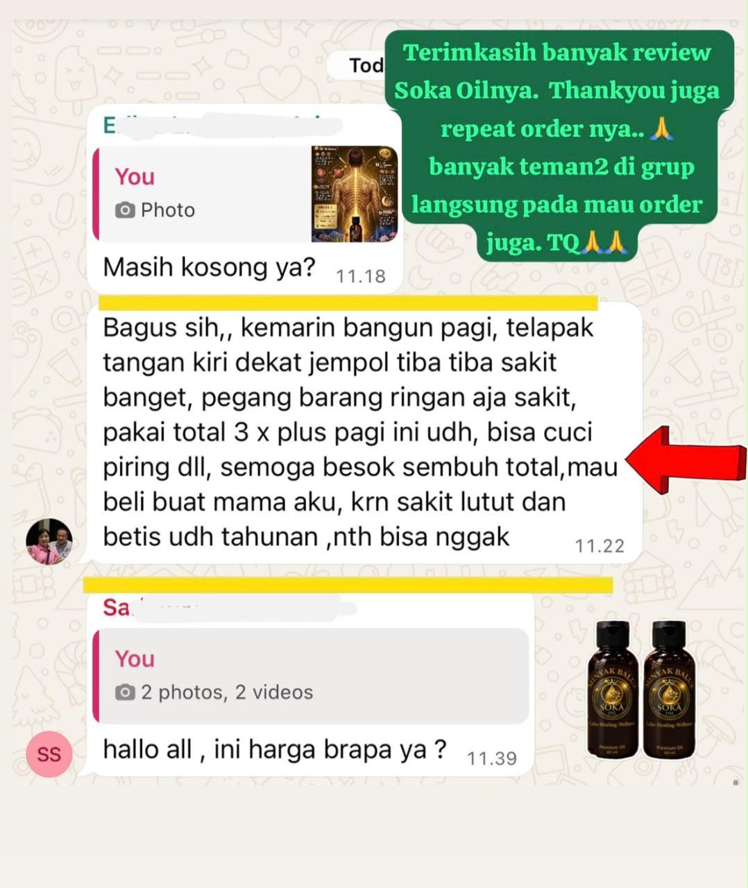 Screenshot testimoni pelanggan 18