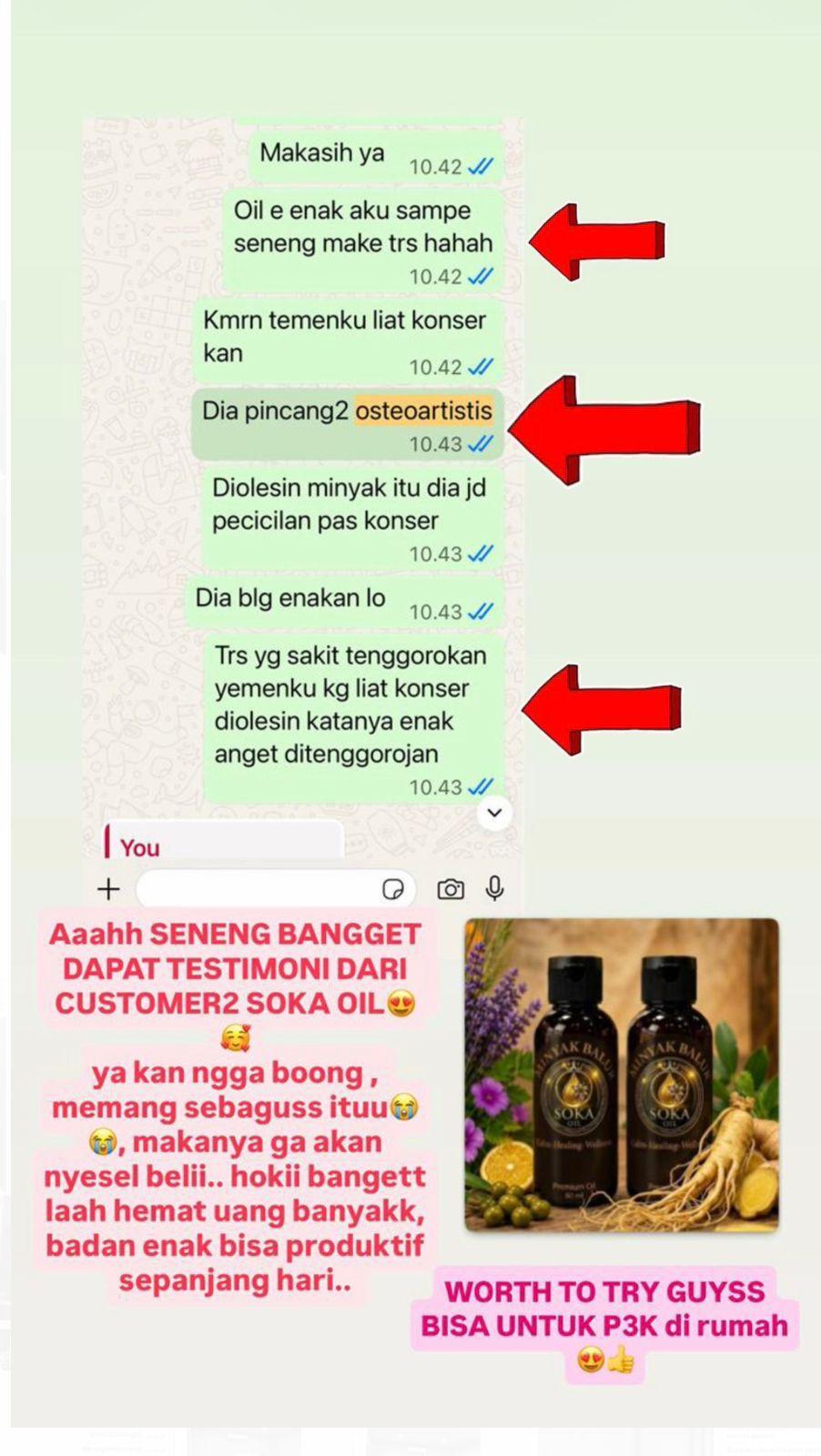 Screenshot testimoni pelanggan 6