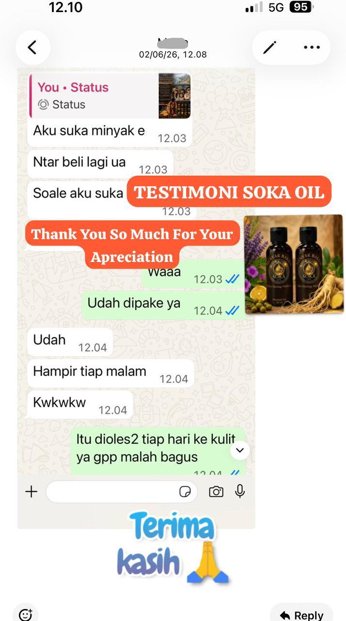 Screenshot testimoni pelanggan 8